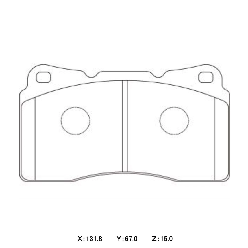Тормозные колодки Winmax W5 370 EP357 Subaru Impreza WRX GDB GRB Brembo® 4pot передние фото 3