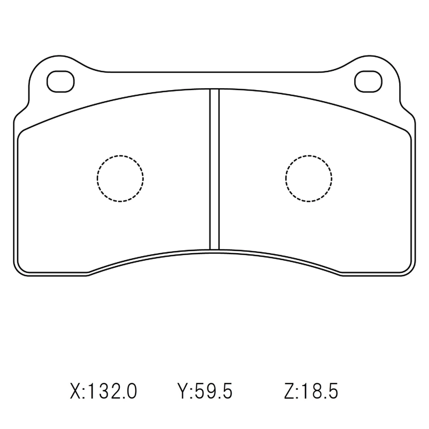 Тормозные колодки Winmax W5 691 RCP118 Nissan R35 GT-R Brembo® 4pot задние фото 3