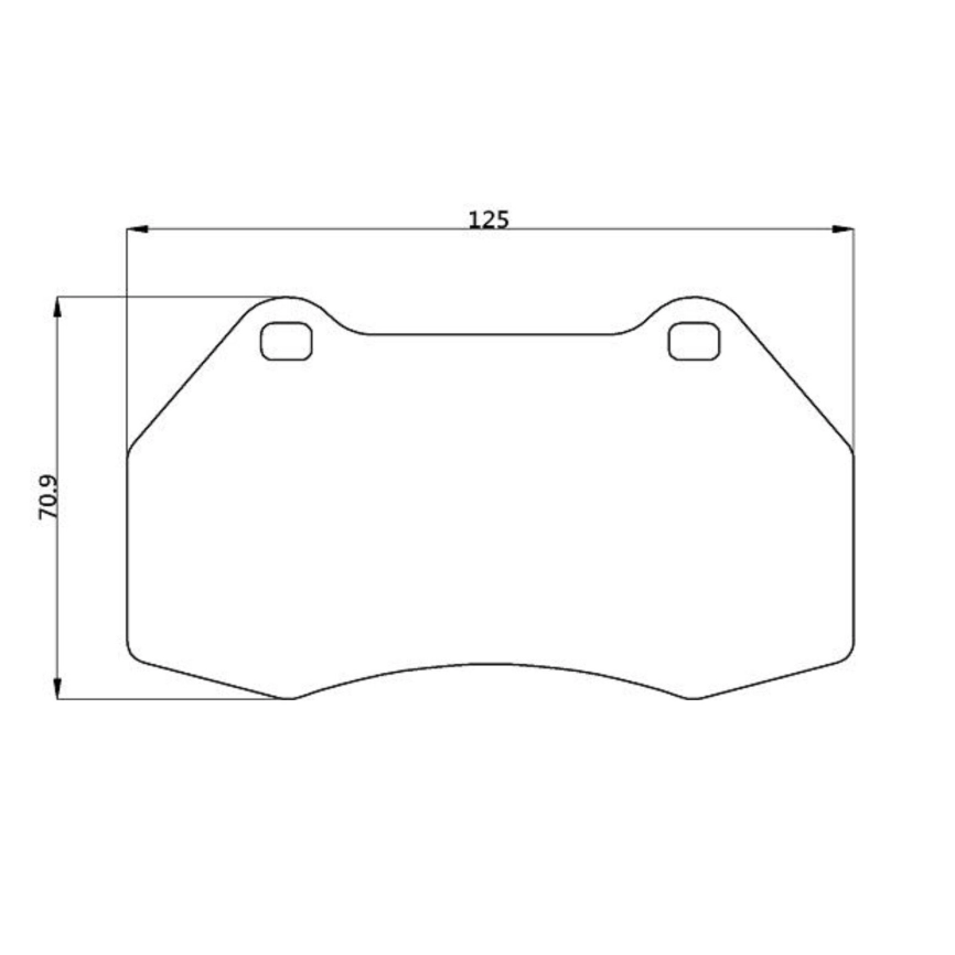 Тормозные колодки Winmax W6.5 (RS19) 827 EIP191 Renault Alpine A110 Clio RS Megane Alfa Romeo MiTo Brembo® 4pot передние фото 3